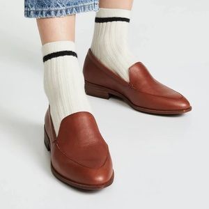 Madewell Francis Brown Leather Loafers